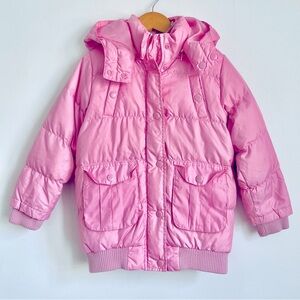 Size 5T (110) MaxWin Lightweight Pink Puffer Jacket